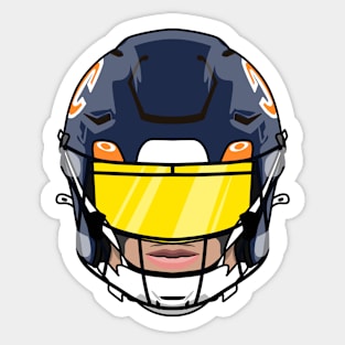 Helmet of justin Sticker